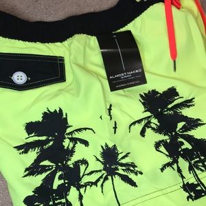 NEON Andrew Christian swim shorts small men 🏄